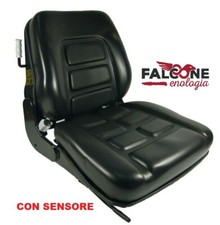 SEDILE TRATTORE CINGOLATO MULETTO ESCAVATORE CARRELLO ELEVATORE CON MOLLEGGIOI