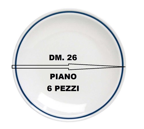 Tognana piatto piano - tognana, 6