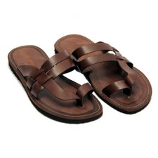 Sandalo infradito Etnico marrone da uomo