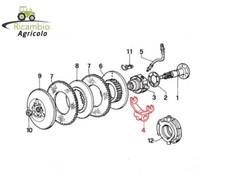 FORCELLA TRATTORE FIAT 312 - 455 - 505 - 555 - 605 - FL4 - 355 599732