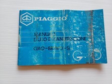 Piaggio Ciao Bravo Si 50 1983 manuale uso manutenzione libretto originale
