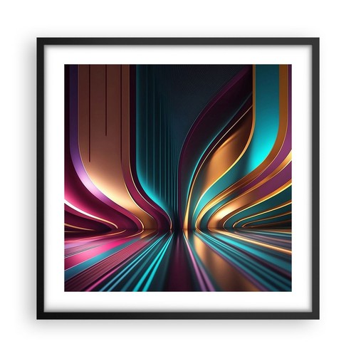 Poster 50x50cm linee - poster, onde