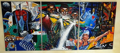 Grande quadro trittico