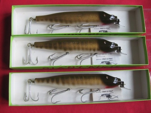 Tre esche pesca vintage - tre,