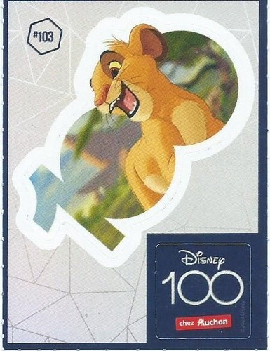 Carte disney auchan - 100, ans