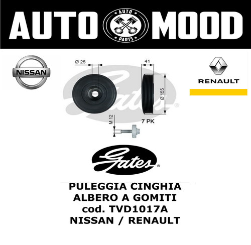 Gates puleggia cinghia - -,