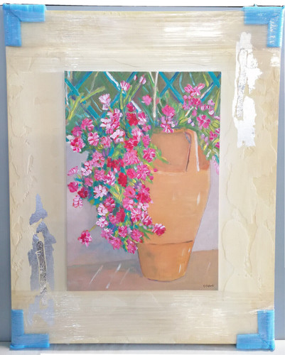 Quadro dipinto mano con - a,