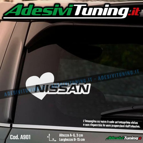 Adesivo love nissan sticker - adesivo,