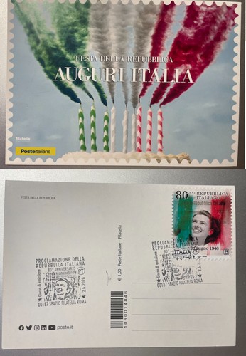 2026 cartolina filatelica - 2026, 80°