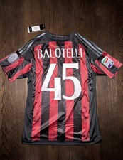 AC Milan 2015/2016 Home Kit #Balotelli 45 L - SPEDIZIONE GRATUITA