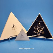 Cristallo Swarovski 1996 annuale fiocco di neve stella decorazione natalizia 206197