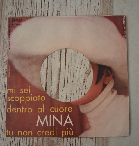 Copertina vinile giri mina - ,