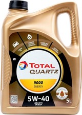 OLIO MOTORE AUTO TOTAL QUARTZ 9000 ENERGY 5W40 - TANICA 5 LT LITRI -OFFERTA