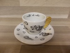 Thun Tazza Espresso con Piattino Caffè al Volo Tazza da Collezione Italia - Oro