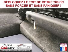Cordelette tablette Peugeot 206 CC PHASE 1 et 2 + notice installation et Peugeot
