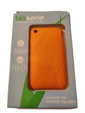 Custodia sottile leggera arancione Bioserie iPhone 3G / 3GS realizzata con piante