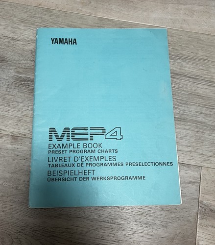 Yamaha mep4 schede - yamaha,