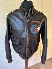 Eastman (ELC) A-2 Flight Jacket, WWII, Horsehide, Size 44 - 93rd Bomb Squadron!