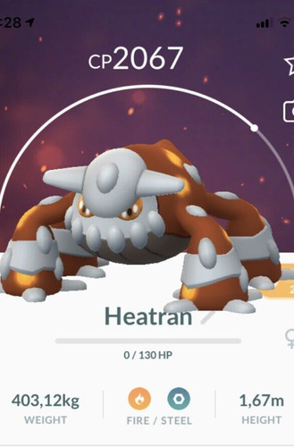Heatran pokemon gen4 - pokemon, go