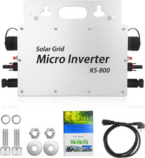 Centrale Elettrica Da Balcone 800W Micro Inverter Solar Grid x 2 Moduli Solari 