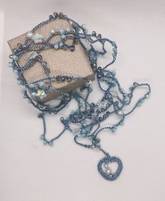 Collana/ Bracciale uncinetto e