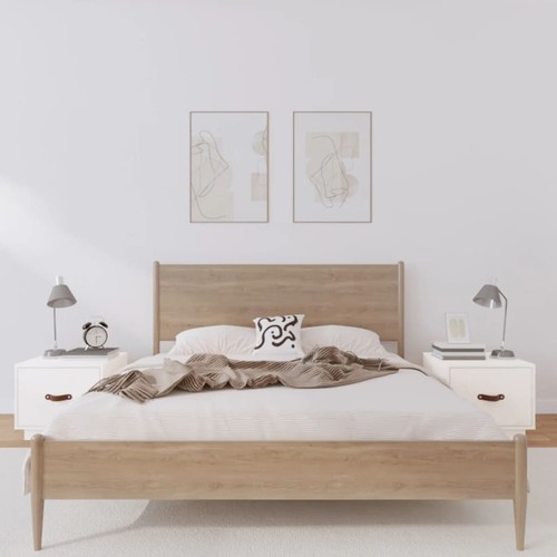 Comodino in legno - comodino,