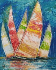 Luigi Florio cm 50x40 Olio su