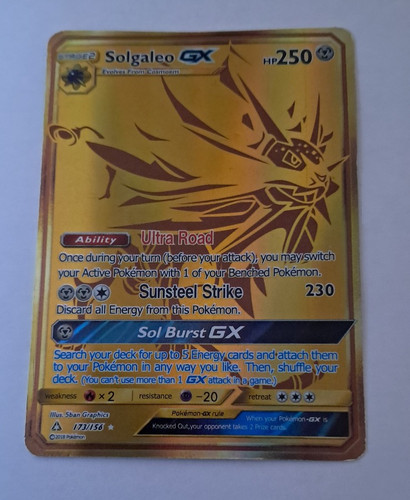 Carta pokemon 155 149 - pokemon, solgaleo