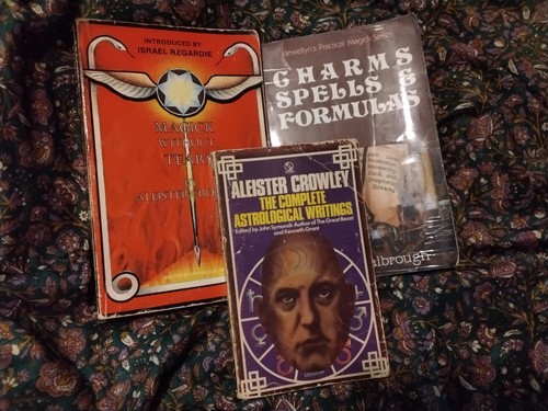 Occult book lot crowley - occult,