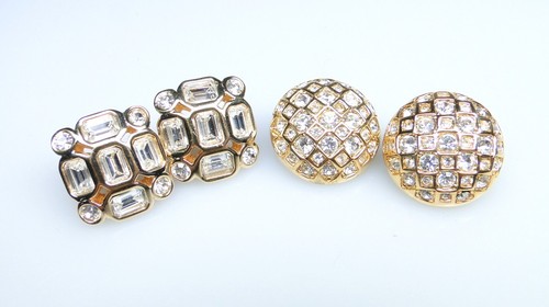 Signed swarovski vintage clip - signed,