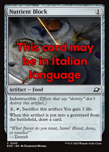 Mtg nutrient block foil - mtg,