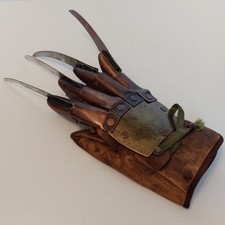 Freddy Krueger Part 3 Glove - Prop Replica. Metal blades and leather glove