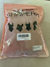 SHAPERX Shapewear per Controllo Pancia Stile 7200C Taglia L Nero -8