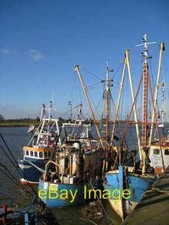 Photo 6x4 Moored fishing boats