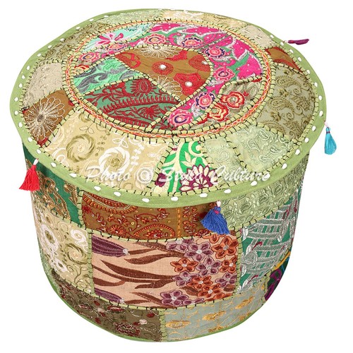 Pouf ottomano patchwork