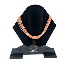 Collana Corallo Deep, Oro 750
