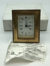 Sveglia Da Tavolo Orologio Quadretto In Argento 925% - Movimento al Quarzo P