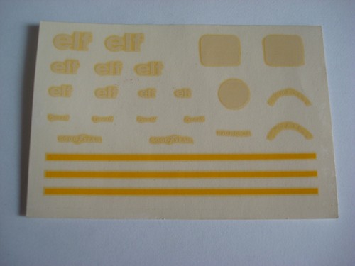 Decals kit 43 tyrrell - kit,
