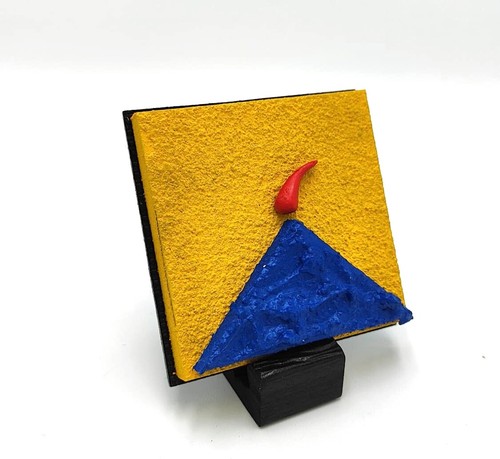 Quadro vesuvio artigianale 9x9 - quadro,