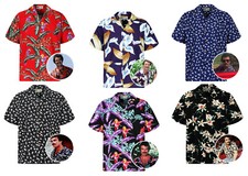 Original Tom Selleck Magnum Camicia Hawaiana Vari Disegni 