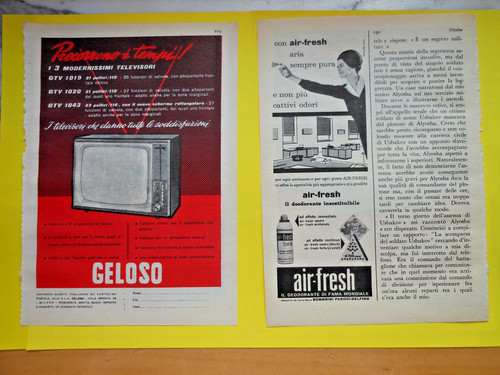 Pubblicità advertising 1960 - pubblicitÀ,