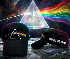 Cappello nero ricamato Pink
