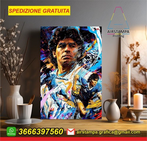 Maradona quadro pop art - quadro,