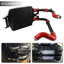 Kit Intercooler Montaggio Anteriore per Seat Ibiza Mk4 Skoda Fabia VRS 1.9TDI PD130 Rosso