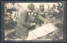 Trento Vallarsa Cesare Battisti Foto Alpini cartolina ZB8303