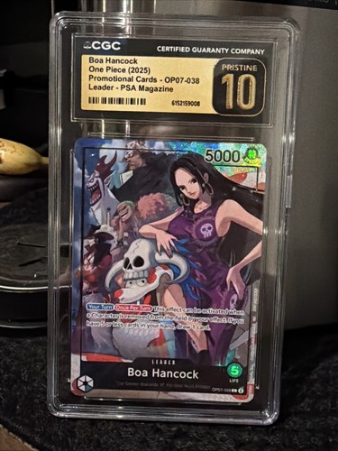 Cgc pristine boa hancock - pristine, 10