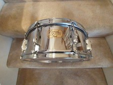  Pearl Export Tamburo a rullante cromato su legno 14 x 5,5