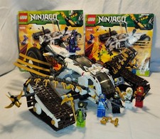 LEGO Ninjago 9449 Ultra Sonic Raider Minifigures Istruzioni 100% Completo Pulito