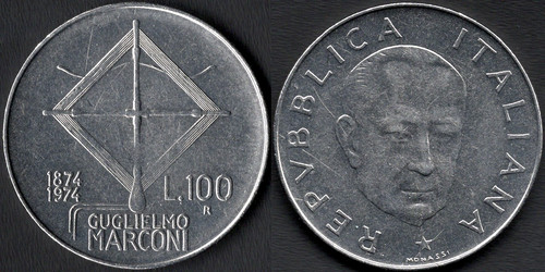 Italia 100 lire 1974 - lire,,