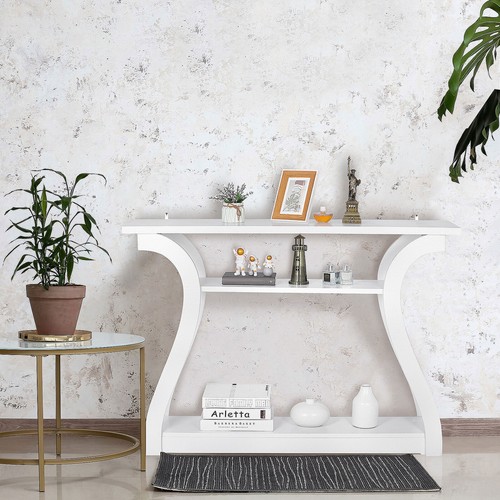 Tavolo consolle bianco - , 3